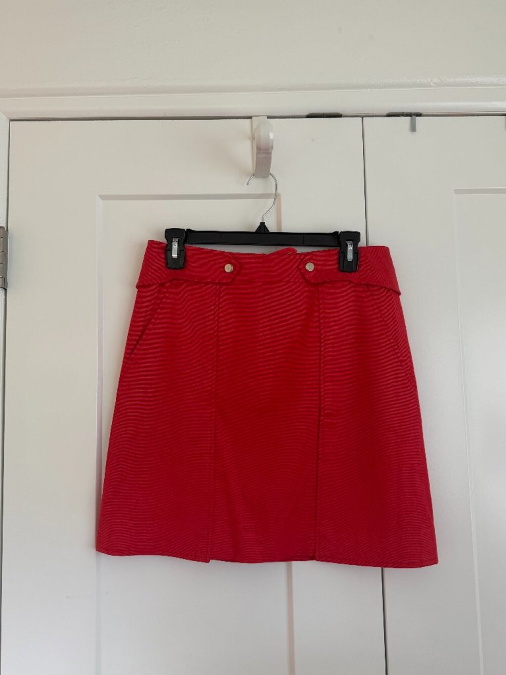 Etcetera Poppy/Coral Red Skirt Size 4